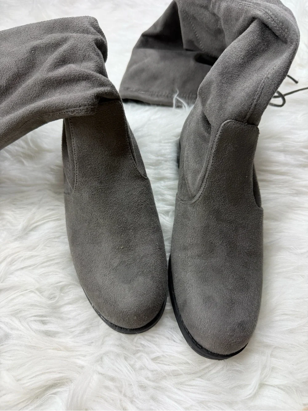 Women's Over-the-Knee Boots - grey